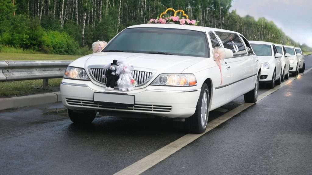 key considerations for hiring wedding car decorated limo